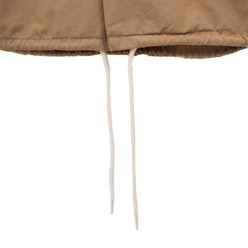 Nanamica Open Collar Wind H/S Shirt Camel SUGS340E Degli Uberti